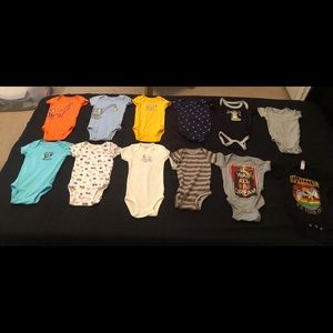 19 item bundle 6 month onesies
